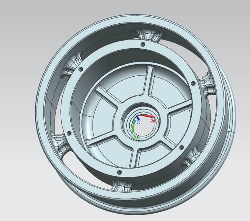 Magnesium Alloy one-piece wheel